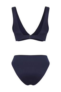 TRENDYOLMILLA Lacivert Ucgen Dokulu Regular Core Bikini Tak?m? TBESS25BT00004  фото 6