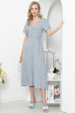 Платье Римские каникулы (голубое) П5605 - Lt collection фото 6