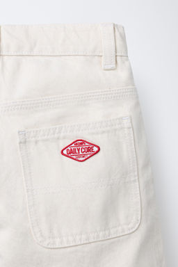 CARPENTER DENIM TROUSERS - Zara фото 4