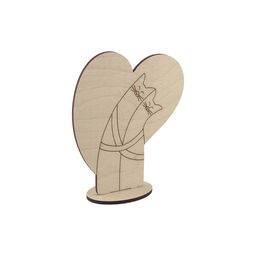 Заготовка для декорирования Mr. Carving ВД-276 Обнимашки с сердцем фанера 10.1 х 4 х 12.3 см