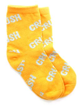 Детские носки 3-5 лет 15-18 см Краш Оранжевые - Krumpy фото 2