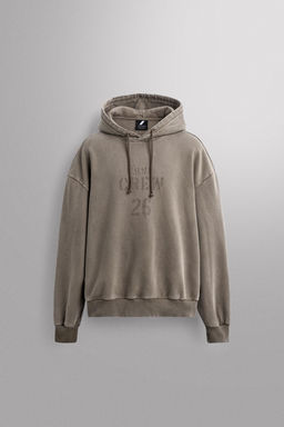 SUDADERA LAVADA RELAXED FIT TRAINING / Marr?n claro - Zara фото 2