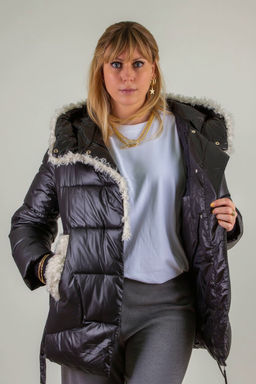Зимняя куртка с меховой отделкой арт.2813