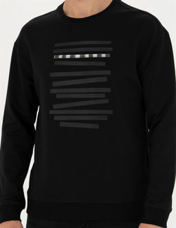 Siyah Regular Fit Sweatshirt - Pierre cardin фото 6