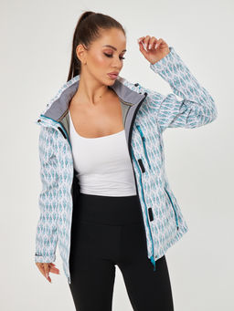 Женская куртка Azimuth 8169_41 Белый  фото 4