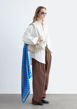 Pantalones de perneras anchas con cord?n de ajuste - H&m фото 5