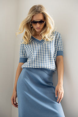 SS-2674 джемпер женский мокка