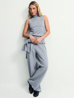 Топ без рукавов с воротником стойкой / Zarina  фото 2