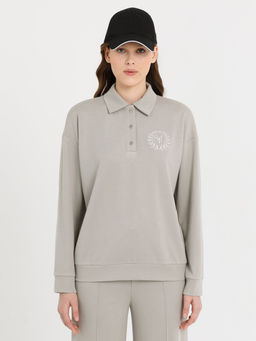 Джемпер-поло с вышивкой - Stilla фото 3