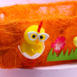 Пасхальная декоративная корзинка Радость 20х18х7 см - Simaland фото 2