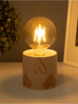 Светильник «Цилиндр» большие сердца LED 2хАА 8.5×8.5×17 см