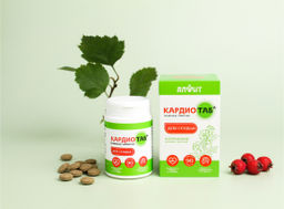 Травяные таблетки Кардиотаб, 45 г (90 таб по 0.5 г) Новинка Алфит 8539 фото 5