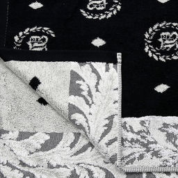 "Missoni-3027" Полотенце махровое 50х90см, плотность 375гр/м2, 100% хлопок, серый, Bolangde (Китай)