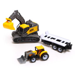 Экскаватор инерционный Стройка, с прицепом и трактором, МИКС - Simaland фото 4