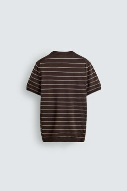 CAMISETA PUNTO MEZCLA VISCOSA / rayas - Zara фото 7