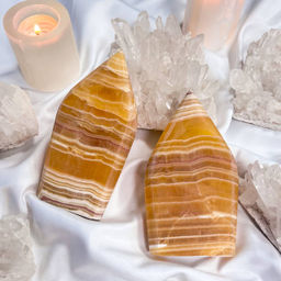 Свеча из Кальцита - Радуга самоцветов фото 2