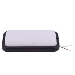 ULW-Q228 18W/6500K IP65 BLACK Светильник светодиодный влагозащищенный. Прямоугольник. Дневной свет (6500K). 195?95?35мм. Корпус черный. ТМ Volpe
