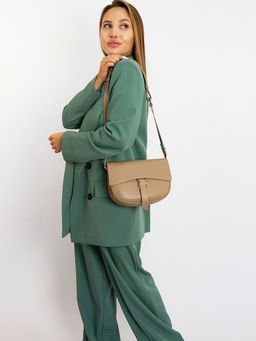 LACCOMA сумка Q5920-капучинно натуральная кожа полиэстр