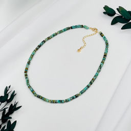 Чокер из Хризоколлы