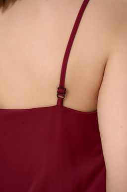 Платье  сорочка (бордовый)