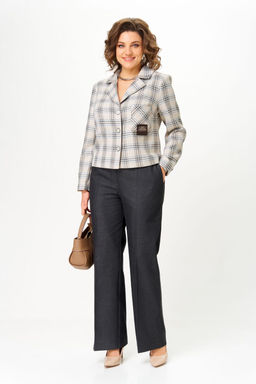Костюм Aira Style 24246 Беж+графит