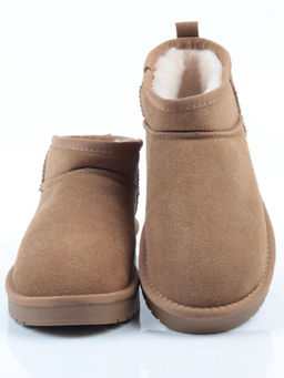 04-PF8300-2 LT. BROWN Угги женские (натуральная замша, 100% шерсть)