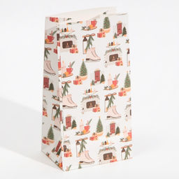 Цена за 5 шт. Пакет без ручек «С Новым годом», 10×19×7 см