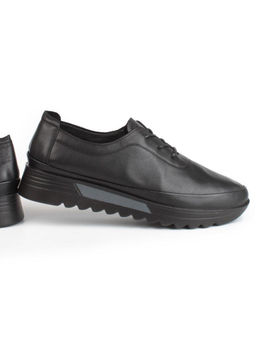 03-5310 BLACK Полуботинки женские (натуральная кожа)