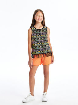 Bisiklet Yaka K?z ?ocuk Atlet - Waikiki фото 4