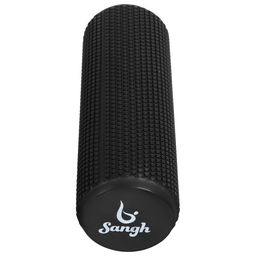 Ролик массажный Sangh, 30×9 см, цвет чёрный