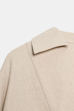 BLUSA ESTAMPADA RAYAS / Beige claro - Zara фото 10