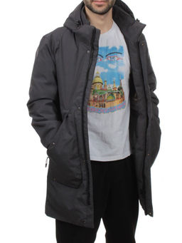 2180 DK. GRAY Куртка мужская зимняя облегченная (130 гр. холлофайбер)