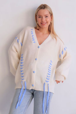 Martichelli Кардиган молочный фото 13