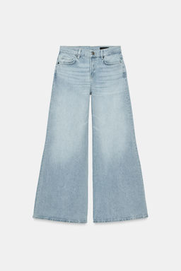 JEANS ZW COLLECTION MAXI WIDEL LEG TIRO BAJO / Azul - Zara фото 7