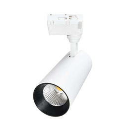 ULB-Q277 30W/4000К WHITE Светильник-прожектор светодиодный трековый. 2300 Лм. Белый свет (4000К). Корпус белый. ТМ Volpe