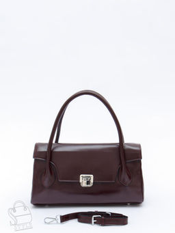 Сумка женская кожаная 0030VG wine purple Vitelli Grassi