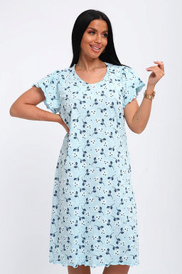 Сорочка женская (01064 синий) - Плиона фото 14