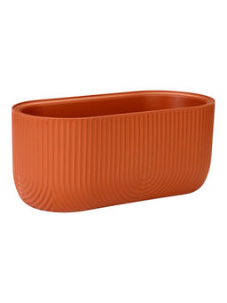 Кашпо со вставкой 6 л 38х18х_ см терракотовый РАМОНА