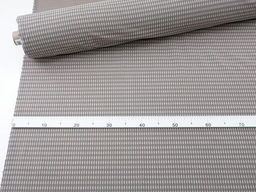 Теплый хлопок Пирамидки - елочки (синий/молочный) цв.кофейный, ш.1.5м, хлопок-100%, 150гр/м.кв - Купава фото 7