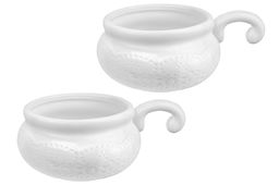 Набор 2 жюльенниц - кокотниц 300 мл 14*10,5*5,5 см Кружево - Elan gallery фото 4