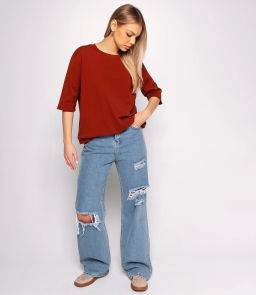 Футболка #КТ0467-51, терракотовый