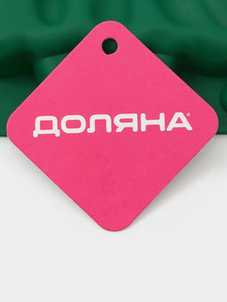 Форма для выпечки новогодняя Доляна «Ёлка с шарами», 21.5×14×2.5 см, силикон, зелёная