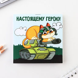 Цена за 20 шт. Блокнот 10×10 см, 16 листов «23 февраля. Детский» МИКС