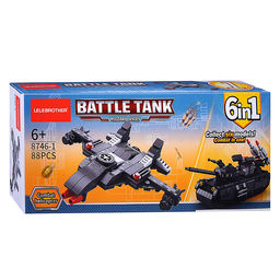 Конструктор "Самолет" (88 дет.) в коробке