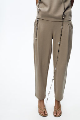 WASHED PLEATED TROUSERS - Zara фото 3