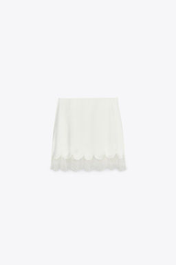 SATIN BANDEAU TOP WITH LACE - Zara фото 8