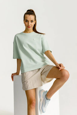 Футболка Хлопок Зеленый - Anta фото 4