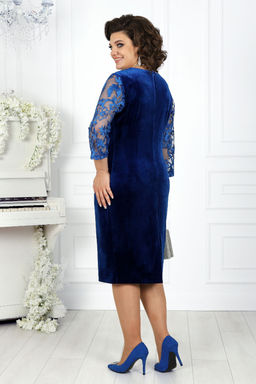 Платье Ninele 7431-Р темно-синий - Mira fashion фото 514