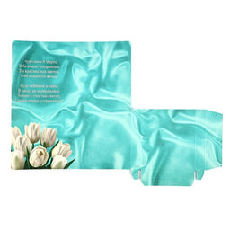 Цена за 10 шт. Открытка с местом под шоколад 8 марта