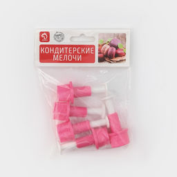 Плунжеры кондитерские Доляна Праздник, набор 5 шт., пластик, розовые фото 13